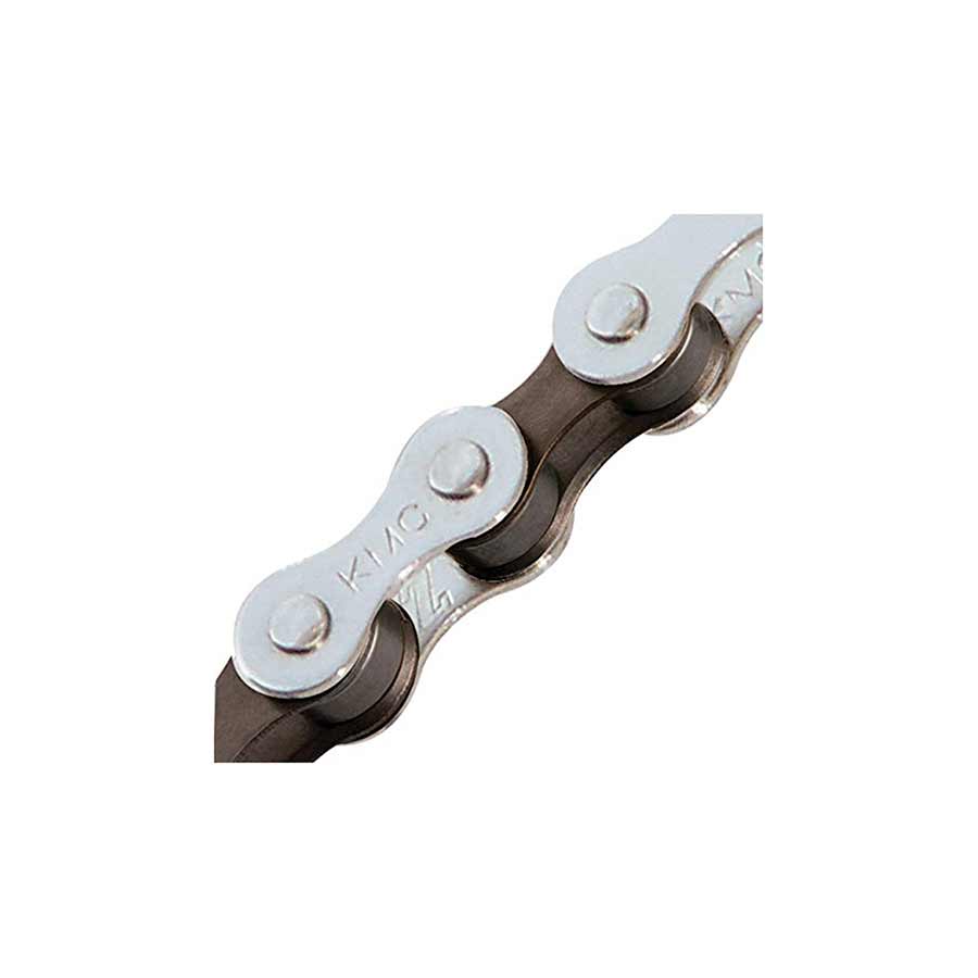 KMC S1 Chain - Single Speed 1/2" x 1/8", 112 Links, Silver/Black