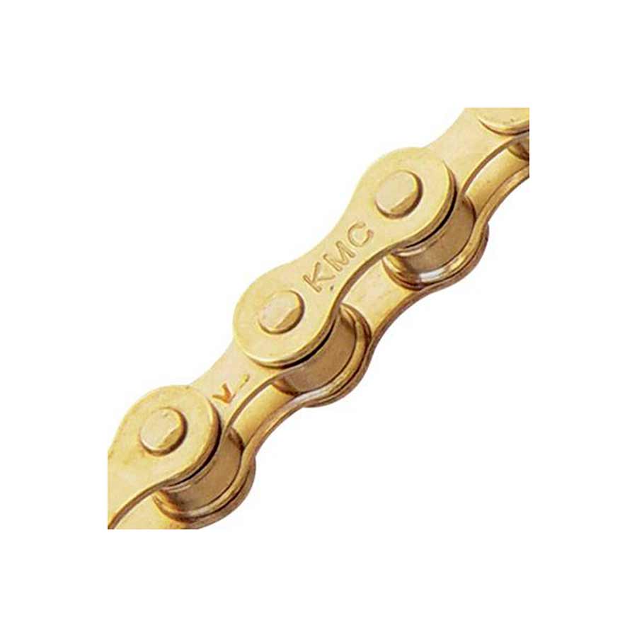 KMC, S1, Chain, Single Speed, 1/8'', Links: 112, Gold