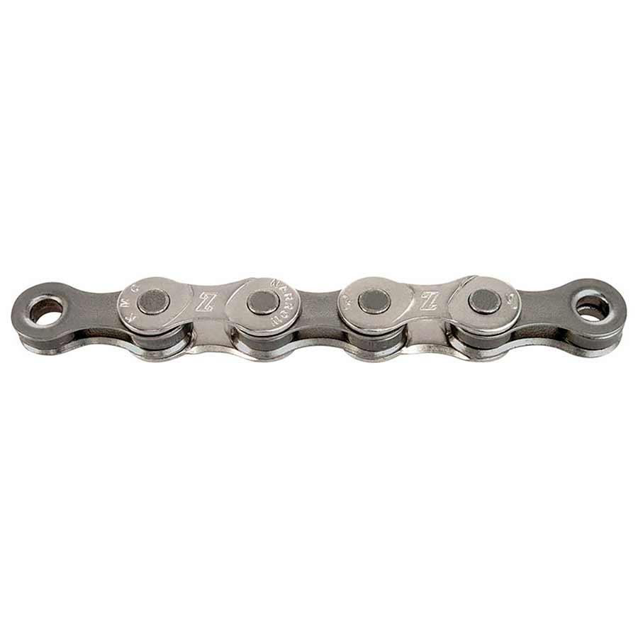 KMC Chain Z8.1 x 116L, 6/7/8 Speed & Internal Hub, Nickel Plate / Grey
