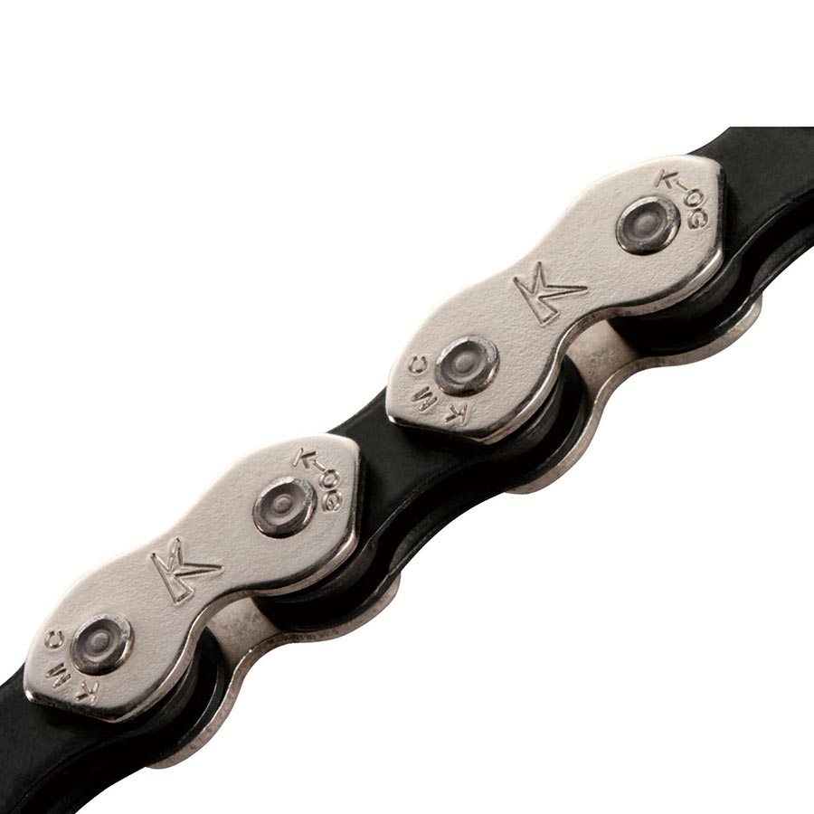 KMC K1 Kool Narrow Chain - Single Speed 3/32", 110 Links, Silver/Black