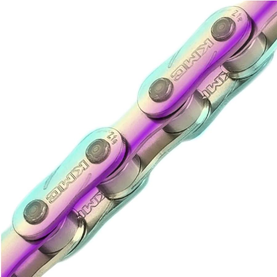 KMC Z1eHX Wide Chain - Single Speed 1/2" x 1/8", 112 Links, Neo Chrome