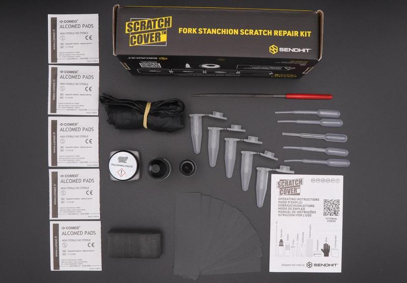 Sendhit Scratch Cover Fork Repair Kit, Transparent