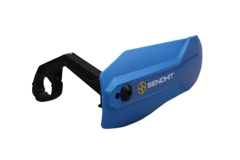 Sendhit Nock V2 MTB Handguards, Blue Guards, Black Brackets