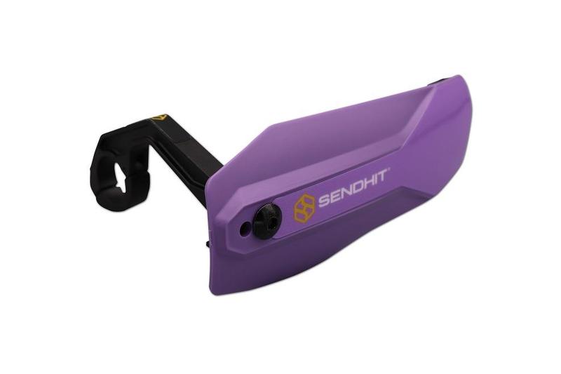 Sendhit Nock V2 MTB Handguards, Purple Guards, Black Brackets