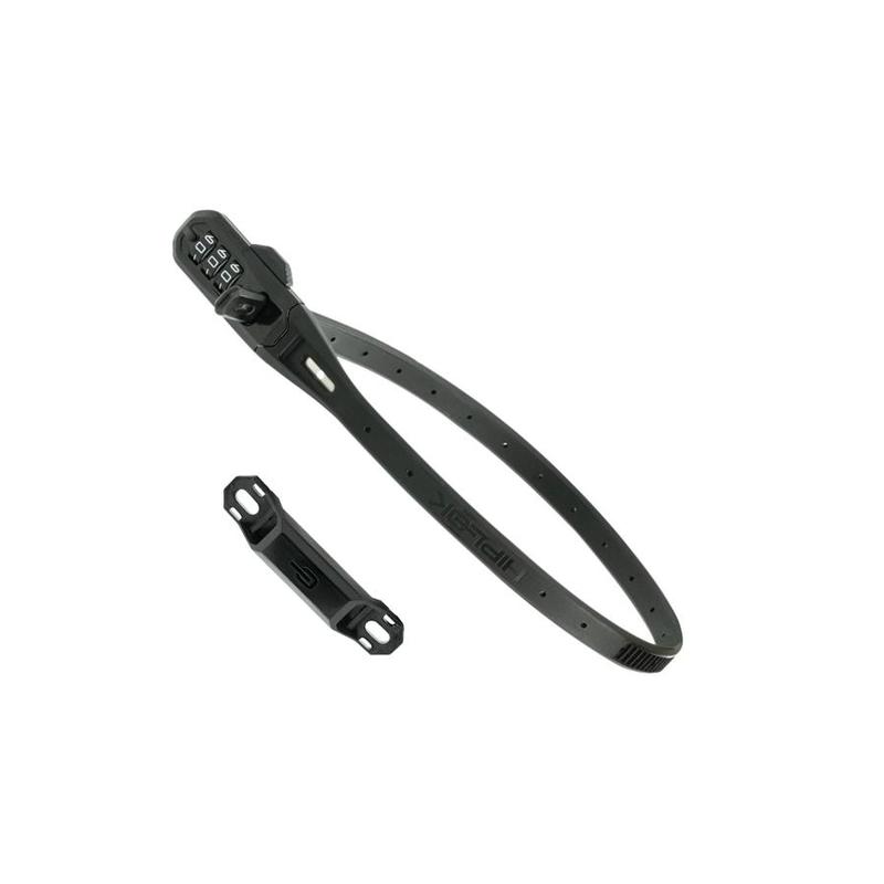 Hiplok Z Lok Combo V2 w/Mounting Bracket, Black