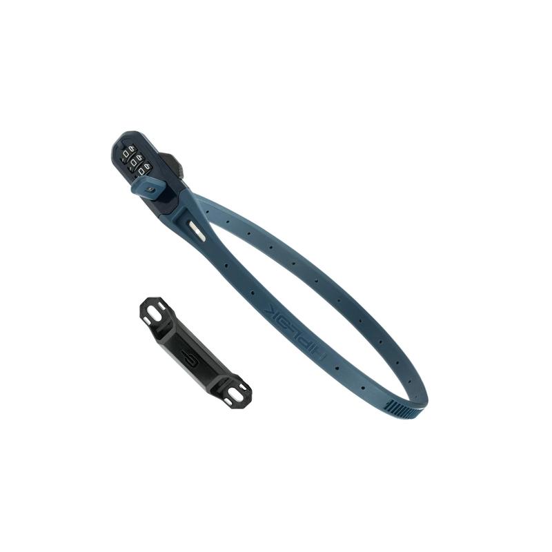 Hiplok Z Lok Combo V2 w/Mounting Bracket, Blue