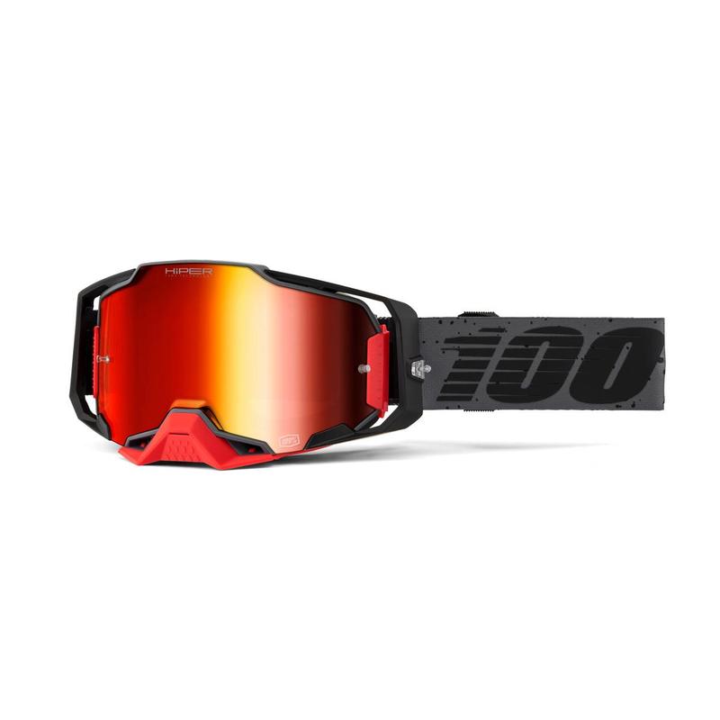100% Armega Goggles Nekfeu, HiPER Red Mirror Lens