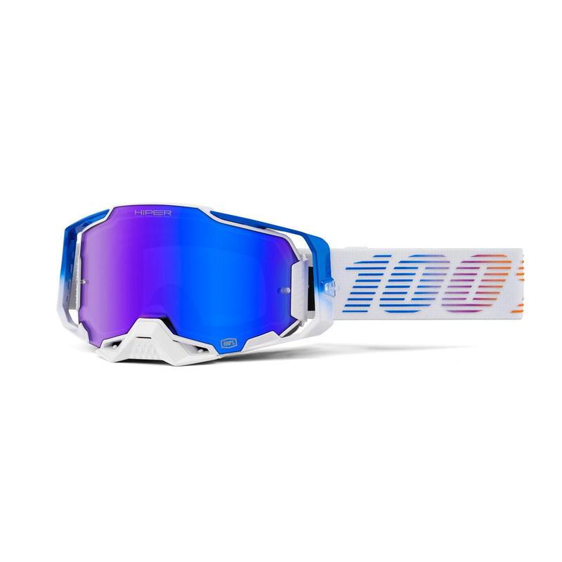 100% Armega Goggles Neo, HiPER Blue Mirror Lens