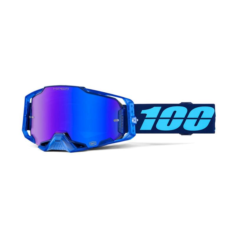 100% Armega Goggles Coupe, HiPER Blue Mirror Lens