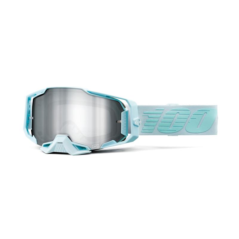 100% Armega Goggles Fargo, Silver Flash Mirror Lens