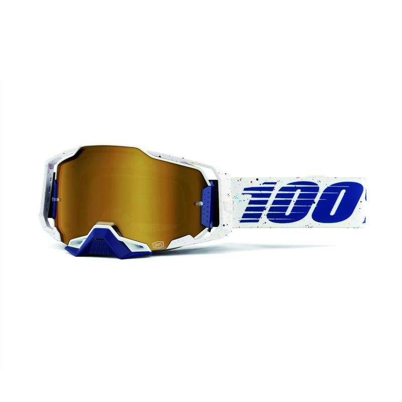 100% Armega Goggles Solis, True Gold Mirror Lens