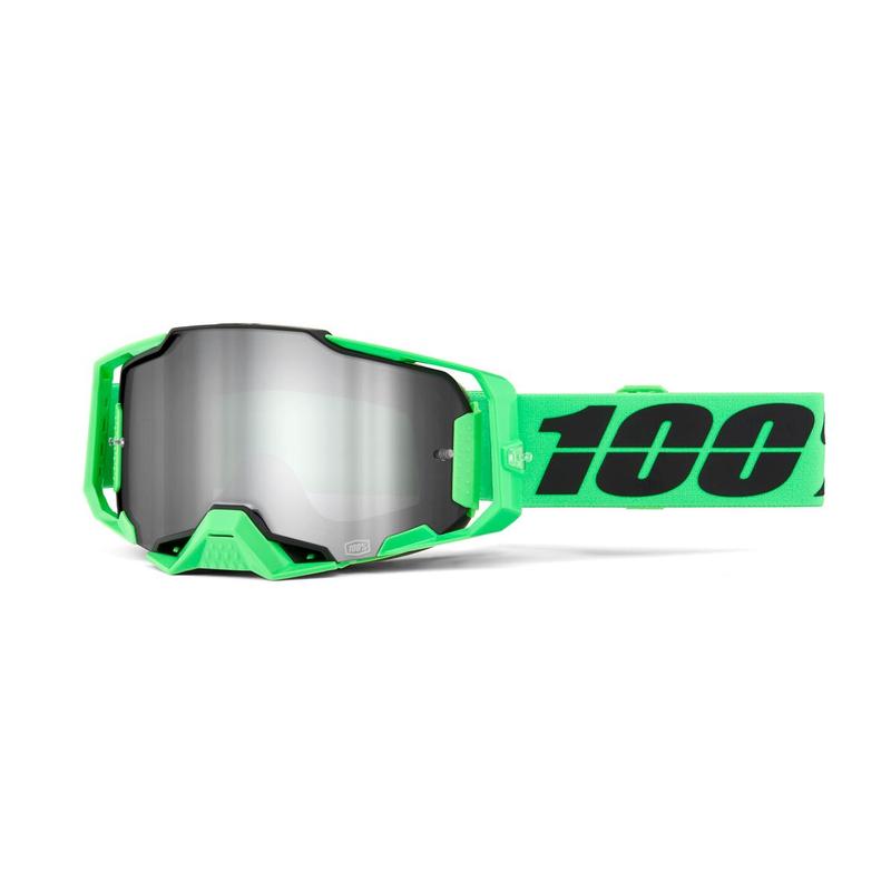 100% Armega Goggles Anza 2, Silver Mirror Lens