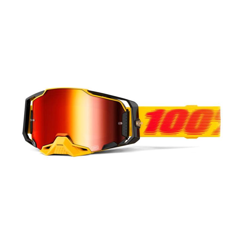 100% Armega Goggles Tetsu, Red Mirror Lens