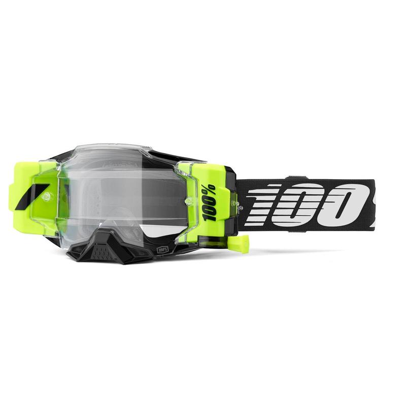100% Armega Forecast Goggles, Black, Clear Lens