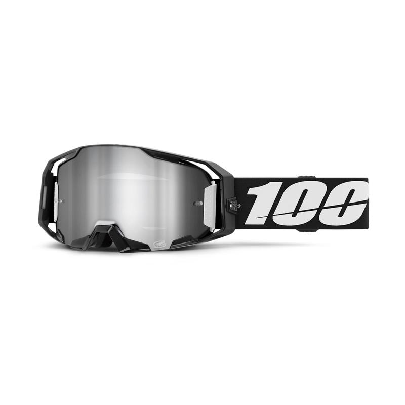 100% ARmatic Goggles Black, Silver Flash Mirror Lens