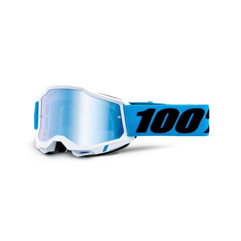 100% Accuri2 Goggles, Novel, Blue Mirror Lens