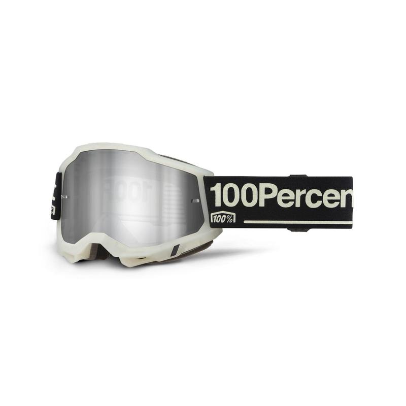 100% Accuri2 Goggles, Glow, Silver Mirror Lens