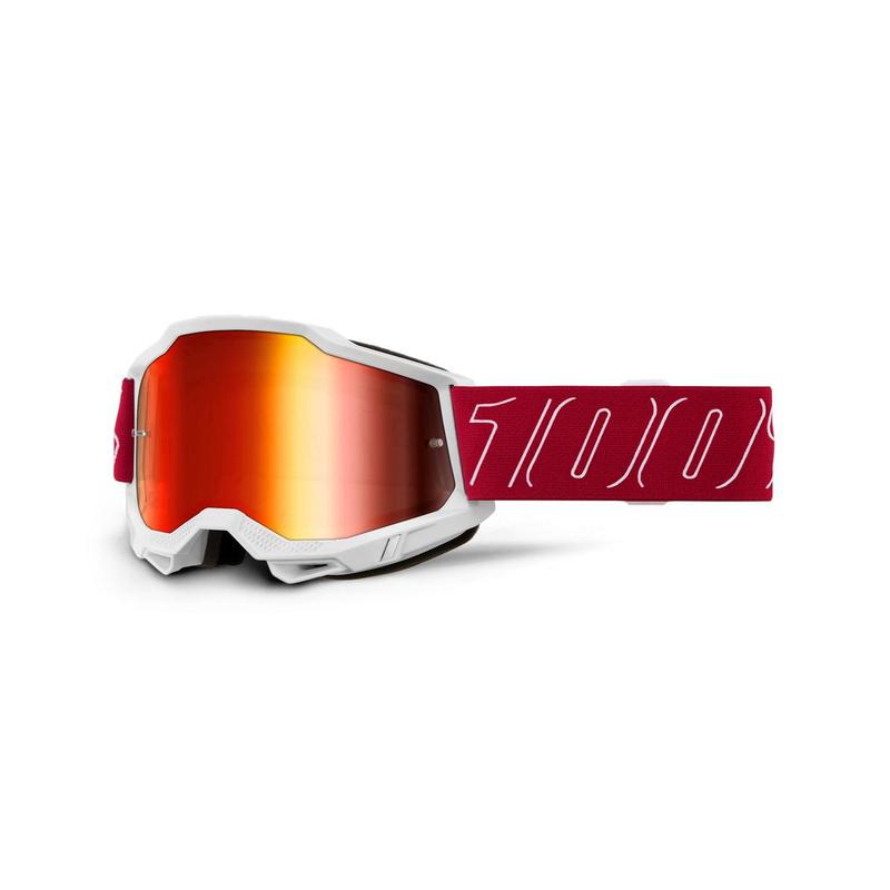 100% Accuri2 Goggles, Redline, Red Mirror Lens