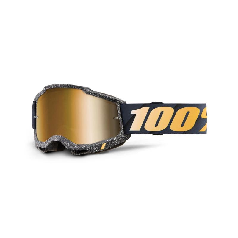 100% Accuri2 Goggles, Risland, True Gold Mirror Lens