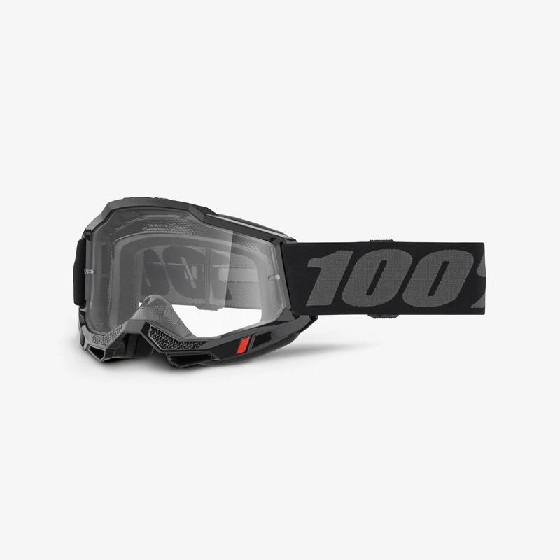 100% Accuri2 Jr. Youth Goggles, Black, Clear Lens