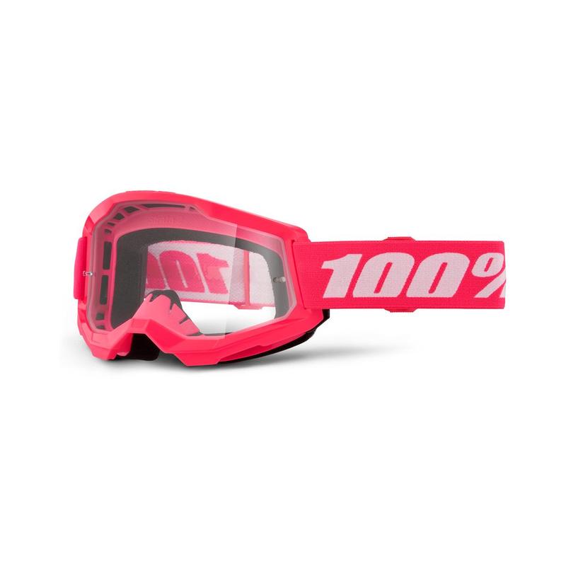 100% Strata2 Goggles, Pink, Clear Lens