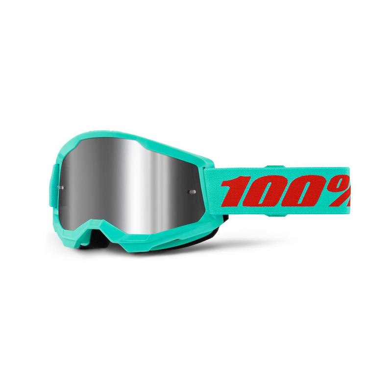 100% Strata2 Goggles, Maupiti, Silver Mirror Lens
