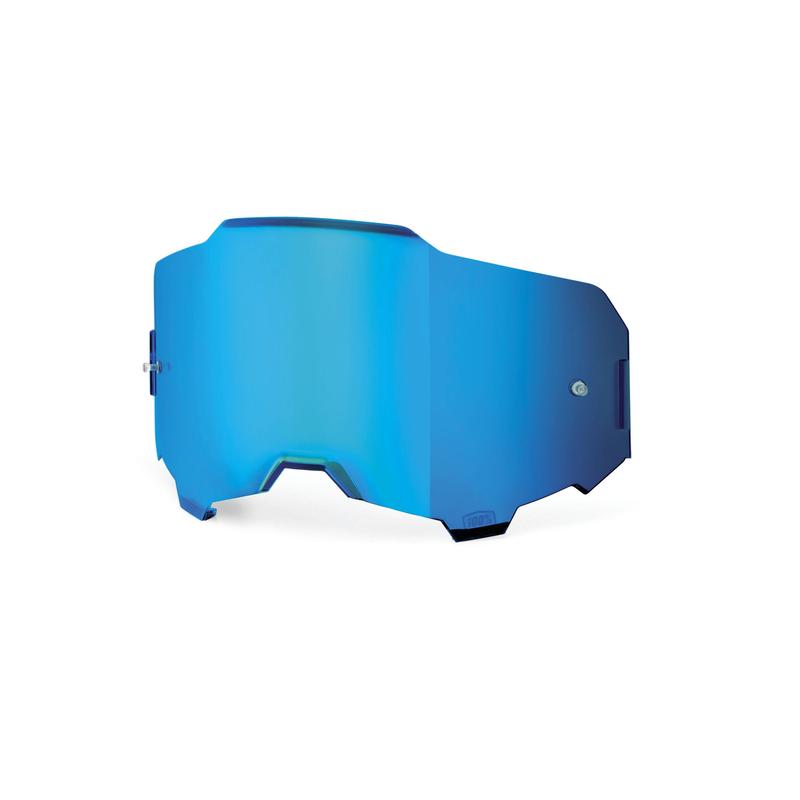 100% Replacement Armega Goggle Lens, Blue Mirror