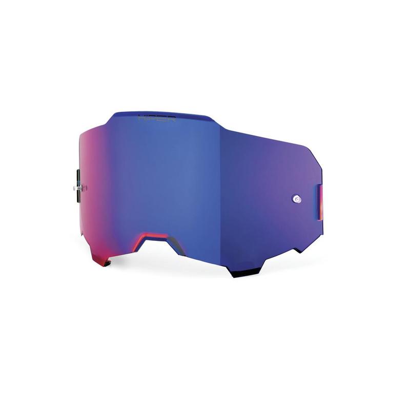 100% Replacement Armega Goggle Lens, HiPER Blue Mirror