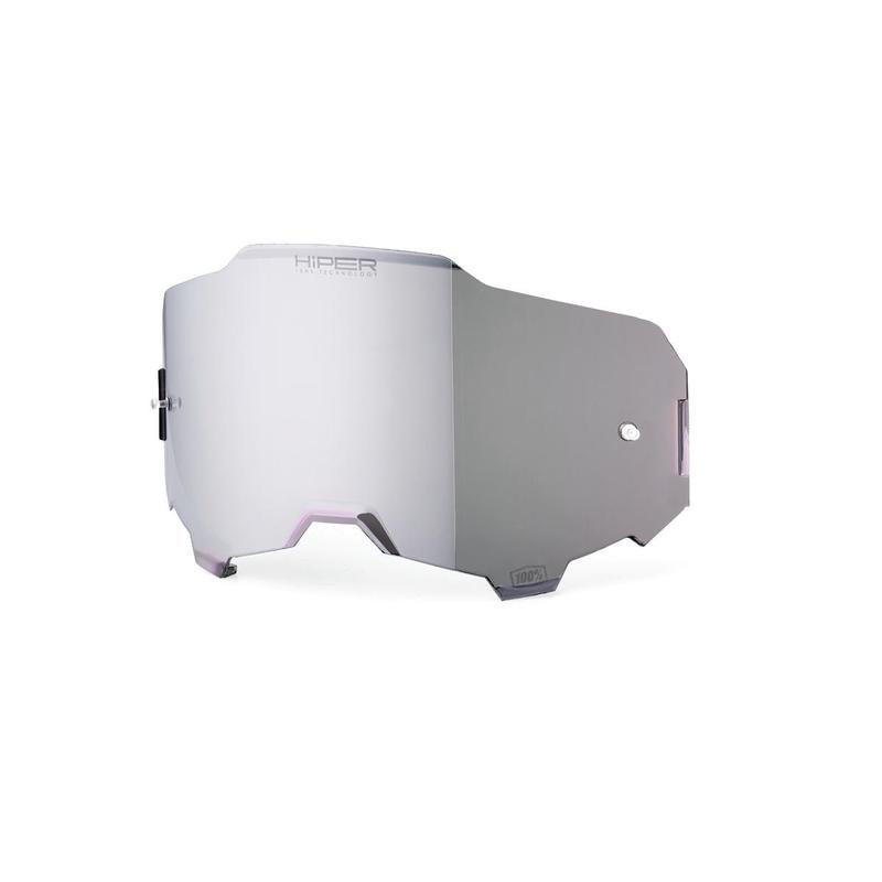 100% Replacement Armega Goggle Lens, HiPER Silver Mirror