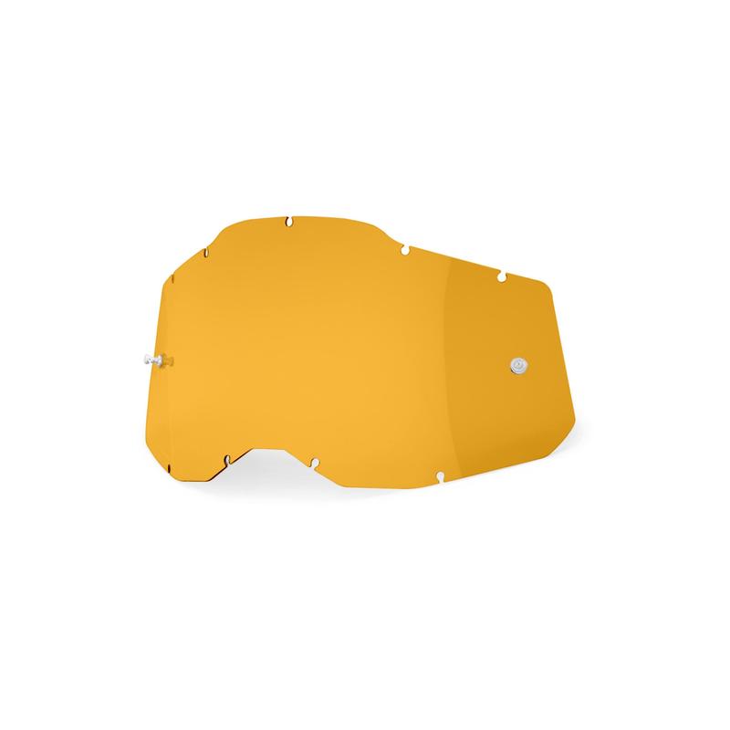 100% Replacement Goggle Lens, Racecraft2/Accuri2/Strata2, Persimmon