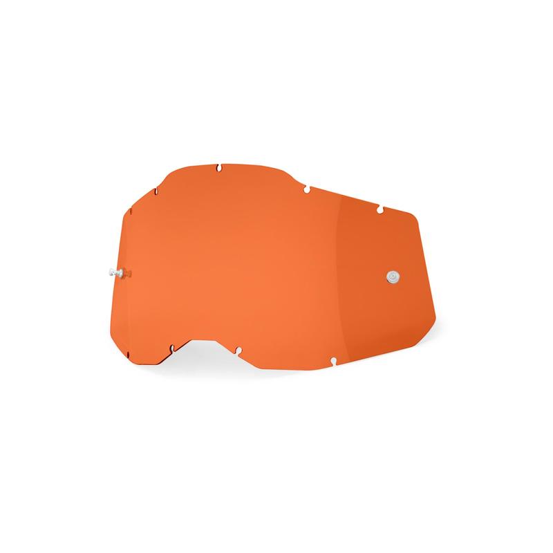 100% Replacement Goggle Lens, Racecraft2/Accuri2/Strata2, Orange