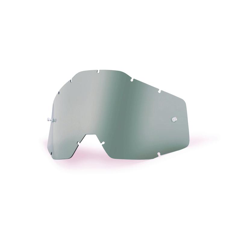 100% Replacement Goggle Lens, Racecraft1/Accuri1/Strata1, Smoke