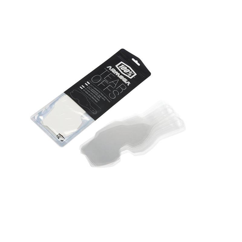 100% Armega Standard Goggle Tear-Offs, Pack of 50