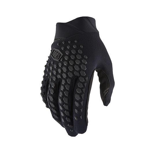 100% Geomatic Gloves, Black/Charcoal, X-Large (XL)