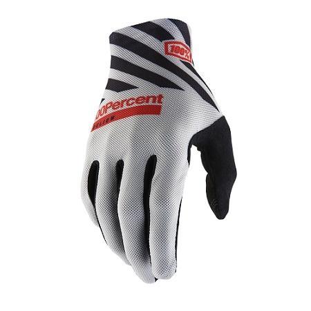 100% Celium Gloves, Grey, Medium