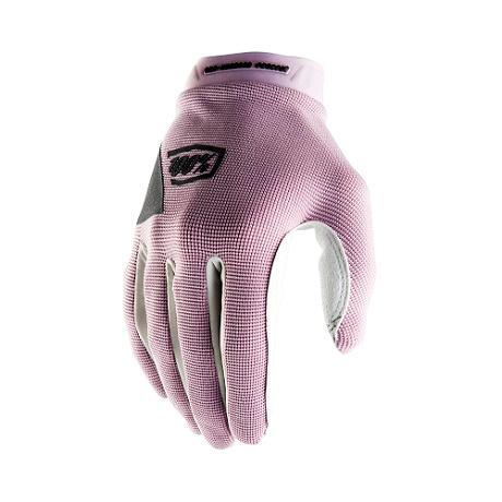 100% RideCamp Gloves, Lavender, Women's Large