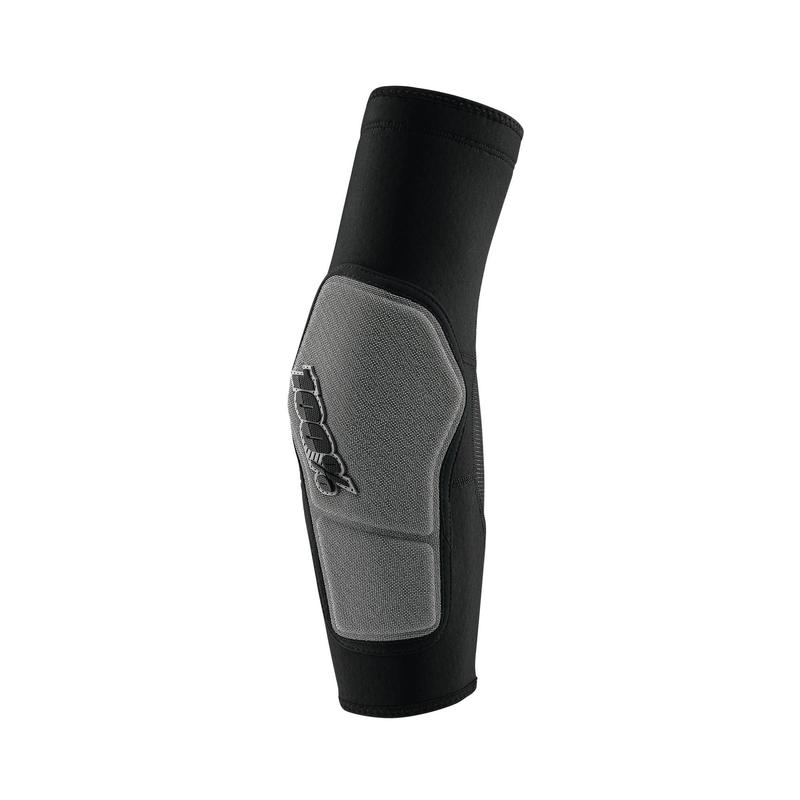 100% RideCamp Elbow Pads/Armour, Black/Grey, Large