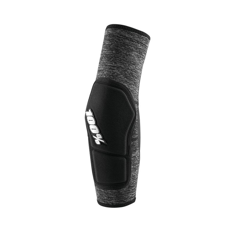 100% RideCamp Elbow Pads/Armour, Heather Grey/Black, X-Large (XL)