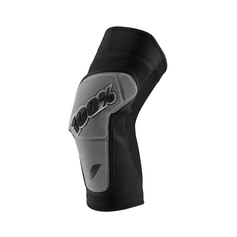 100% RideCamp Knee Pads/Armour, Black/Grey, X-Large (XL)