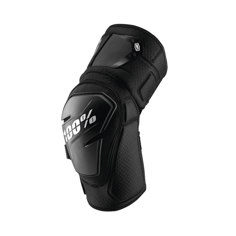 100% Fortis Knee Pads/Armour, Black, Small/Medium (S/M)