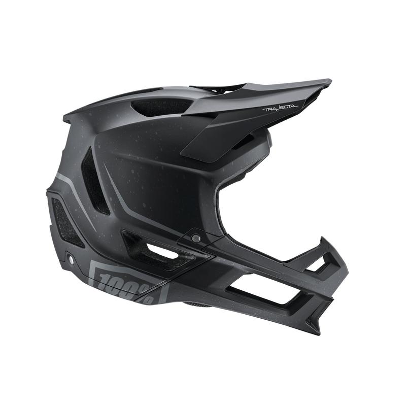 100% Trajecta Helmet, Black, Large