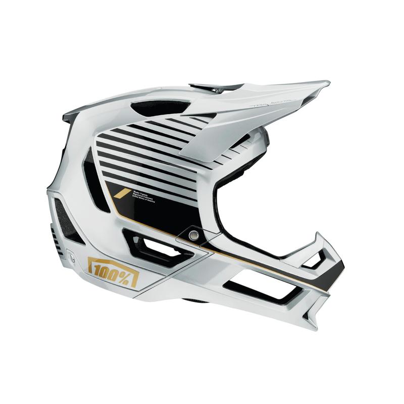 100% Trajecta Helmet, Ranelagh Silver, Medium