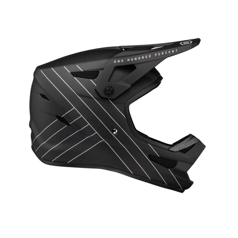 100% Status DH/BMX Helmet, Black, X-Large (XL)