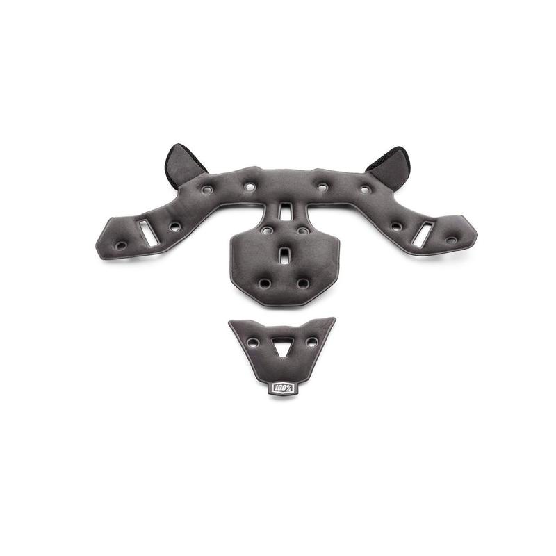100% Aircraft 2 Replacement Comfort Liner Kit, 10/12/14mm (for Small or Medium helmets)