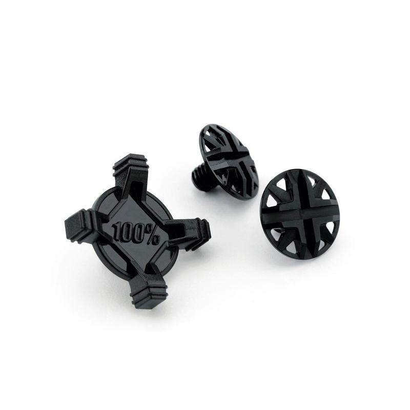 100% Status Visor Screw Kit, Black