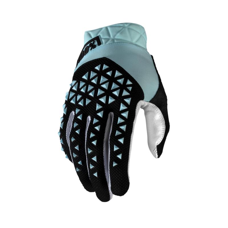 100% Geomatic Gloves, Sky Blue, Medium