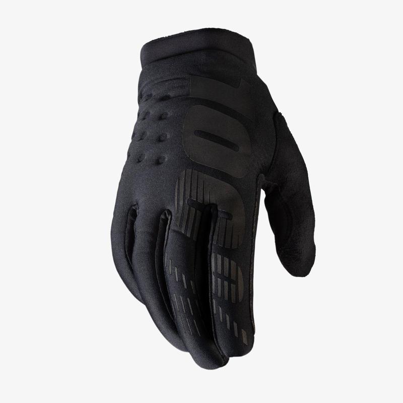 100% Brisker Cold Weather Gloves, Black, Small