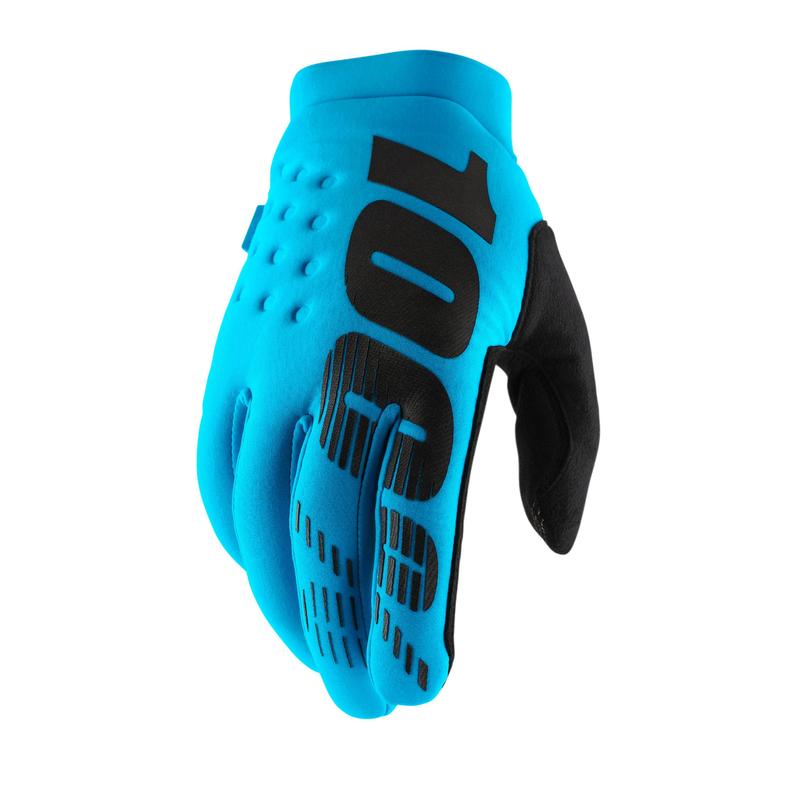 100% Brisker Cold Weather Gloves, Turquoise, X-Large (XL)