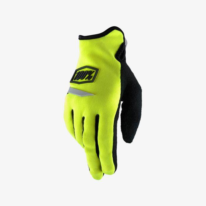 100% Women's RideCamp Gloves, Yellow, X-Large (XL)