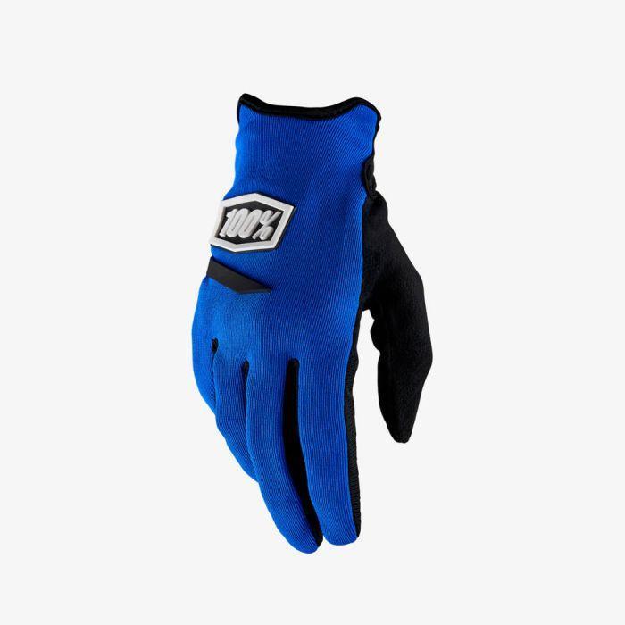 100% Women's RideCamp Gloves, Blue, X-Large (XL)